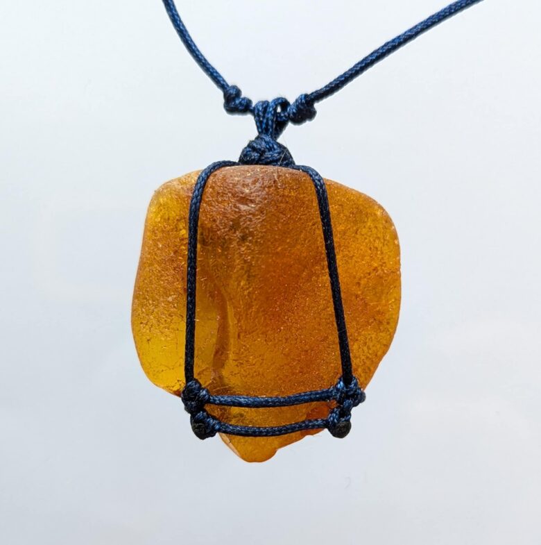 Amber with God's sign